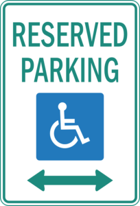 Parken Behindertenfahrdienst